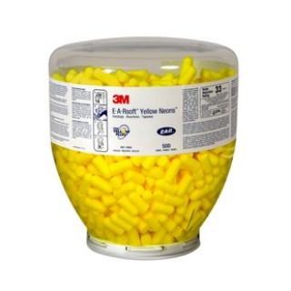 3M™ E-A-Rsoft™ Yellow Neons™ One Touch™ Refill Uncorded Earplugs 391-1004